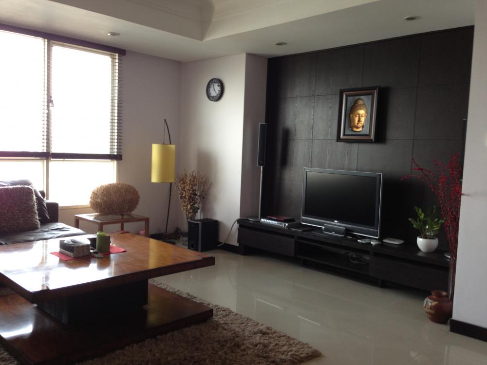 Cho thuê căn hộ Manor quận Bình Thạnh, 125 m2, 3 phòng ngủ, 2WC, nội thất đầy đủ, 21 triệu/th