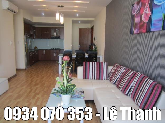 Cho thuê căn hộ Copac, Quận 4, DT: 90m2, giá thuê 14 tr/tháng, nội thất đầy đủ, 0934070353 Thanh