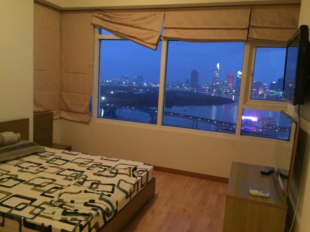 Cho thuê căn hộ Saigon Pearl, quận Bình Thạnh, 02 phòng ngủ, view sông: 27.5 triệu/tháng