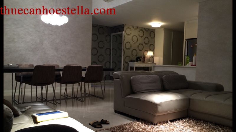 Cho thuê căn hộ The Estella 3 phòng ngủ, lầu 16, giá 40 triệu/th