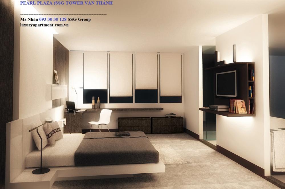 Cho thuê căn hộ PEARL PLAZA, 2 phòng ngủ, 1.000usd/tháng, 0933030128 (SSG Group)