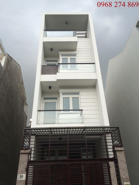 Cho thuê nhà phố 4 x 17m, trệt 3 lầu, 5 phòng ngủ, full nội thất, P.Bình An, quận 2. Giá 22 tr/th