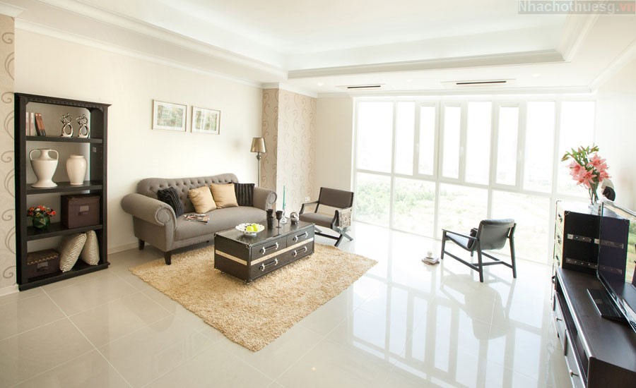 Cho thuê căn hộ cao cấp The Morning Star, quận Bình Thạnh. 3 phòng ngủ, đầy đủ nội thất, 0917134699.