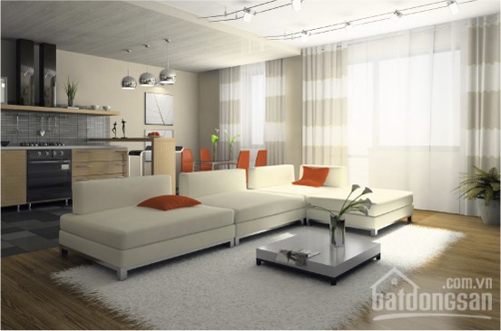 Cho thuê căn hộ chung cư Horizon,  quận 1, 3 phòng ngủ thiết kế châu Âu giá 20  triệu/tháng