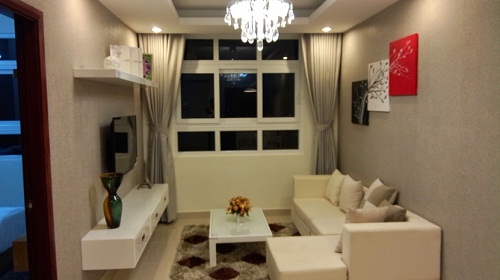 Cần cho thuê chung cư Phú Đạt, đường D5, 75m2, 2 phòng ngủ, 2wc, Giá 11tr/th 0902855182