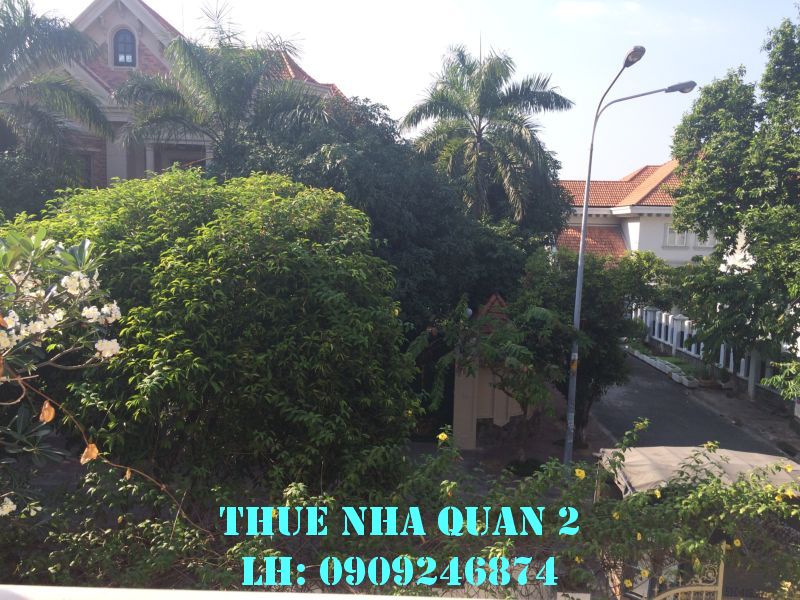 Cho thuê villa Quận 2 Thảo Điền 400m2, ~ 72 triệu/tháng (0909246874)