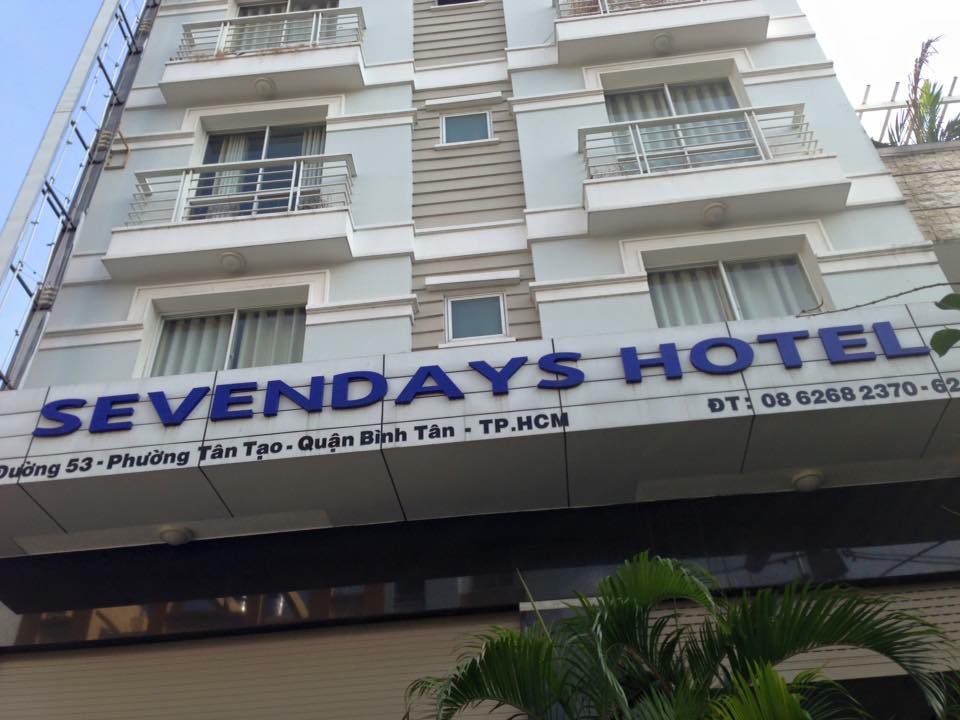 Cho thuê phòng khách sạn, đầy đủ tiện nghi, có máy lạnh, nước nóng lạnh tại Sevendays Hotel