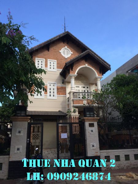 Cho thuê gấp villa Quận 2 Trần Ngọc Diện 600m2, 79 triệu/tháng 