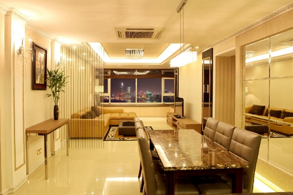 Cho thuê căn hộ chung cư Satra Eximland, quận Phú Nhuận, 2 phòng ngủ nội thất cao cấp giá 16 triệu/tháng