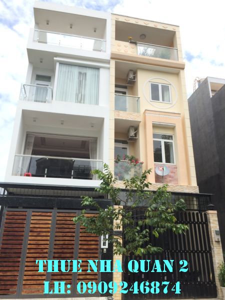 Cho thuê nhà phố An Phú Quận 2, 27 tr/tháng, 1 trệt 2 lầu, 4 PN đủ tiện nghi, nhà mới đẹp