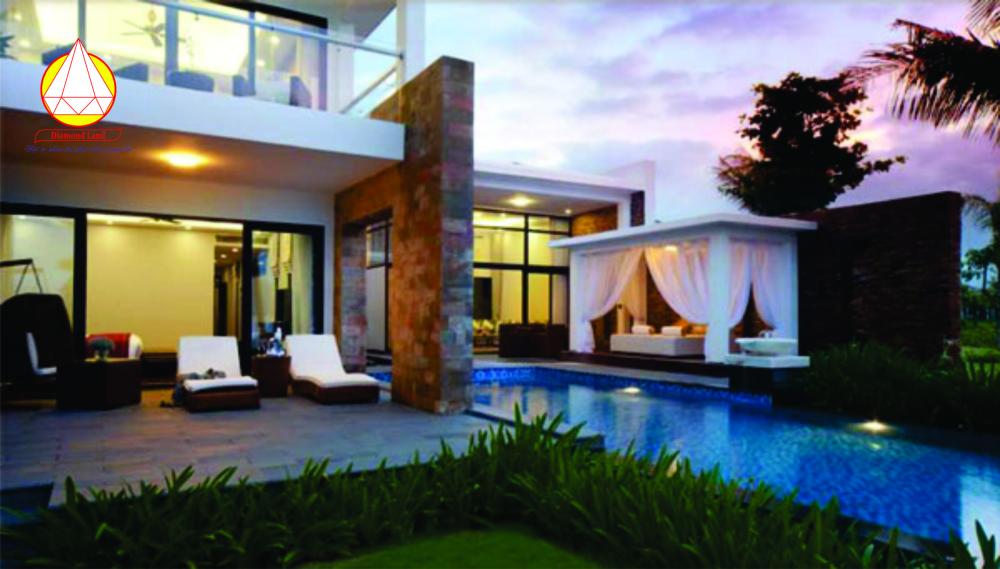 Vinpearl Đà Nẵng resort và villas 1-Diamond Land dẫn Kh đi xem nhà mẫu thực tế 
