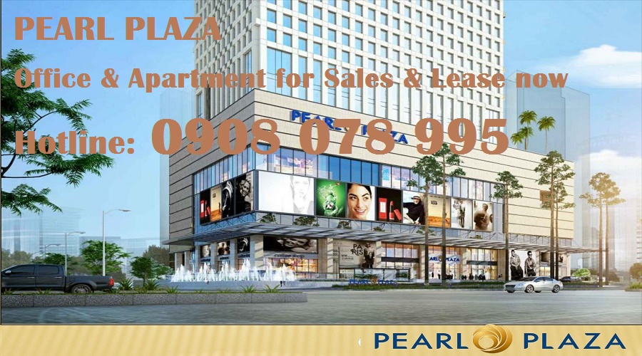 Cho thuê office Pearl Plaza view sông chỉ 20,5triệu/tháng - Hotline: 0908 078 995