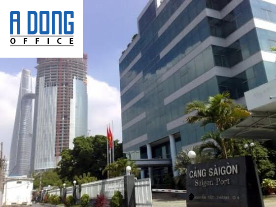 Văn phòng Saigon Port Building, Nguyễn Tất Thành, quận 4, DT 108m2, giá 440 nghìn/m2/tháng