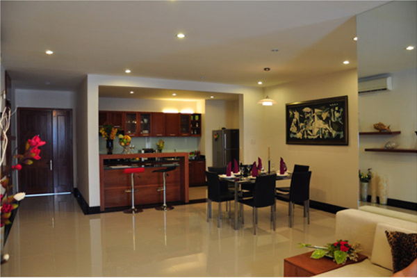 Cho thuê căn hộ An Khang quận 2, 2 phòng ngủ, nội thất đầy đủ, giá cực rẻ 13 tr/th