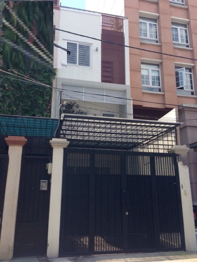 Nhà mặt tiền đường Lam Sơn, dt 5x20m, 1 trệt, 2 lầu, giá 45tr/ tháng