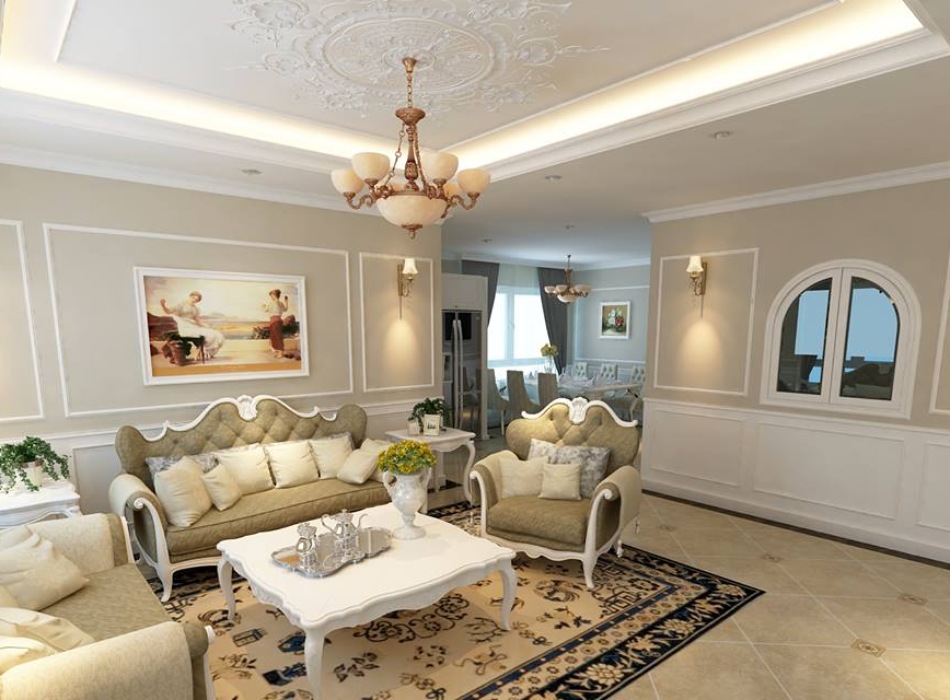Cho thuê gấp căn hộ Phú Hoàng Anh, 3 phòng ngủ, full nội thất, nhà trang trí đẹp