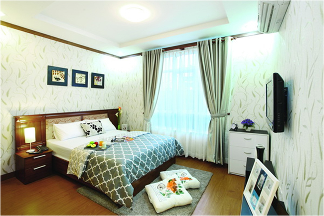 Cho thuê gấp căn hộ Phú Hoàng Anh 3PN-128m2 - full nội thất-giá chỉ 14 tr/ th