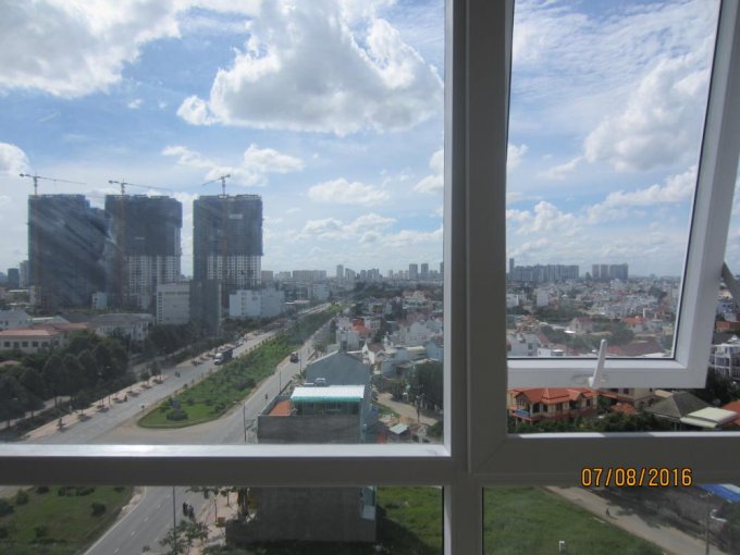 Cho thuê CC ngay UBND Quận 2 DT: 60m2(2PN-2WC) view về sông Sài Gòn, Quận 1, hồ bơi, 4 tầng TM
