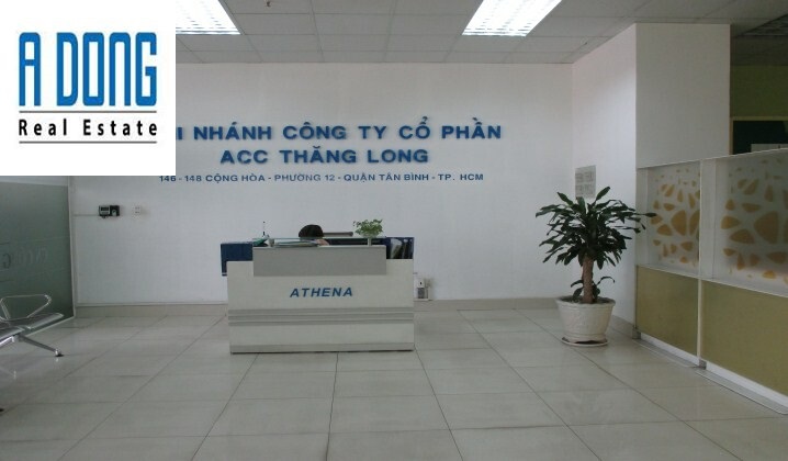 Văn phòng đẹp Cộng Hòa - Tân Bình, dưới có ngân hàng làm việc, 43m2 giá 12.4 triệu/tháng