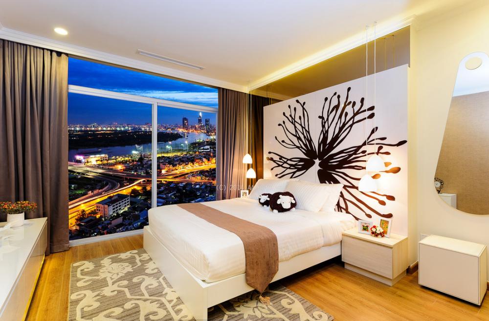 Cho thuê 3 phòng ngủ Vinhomes Central Park nội thất đầy đủ, view đẹp 24.5 tr/th - 0936 522 199
