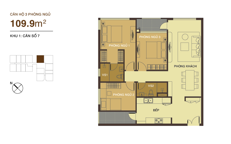 Cho thuê căn hộ Prince Residence, 3PN, đầy đủ nội thất, dọn vào ở ngay. LH: 0941520239