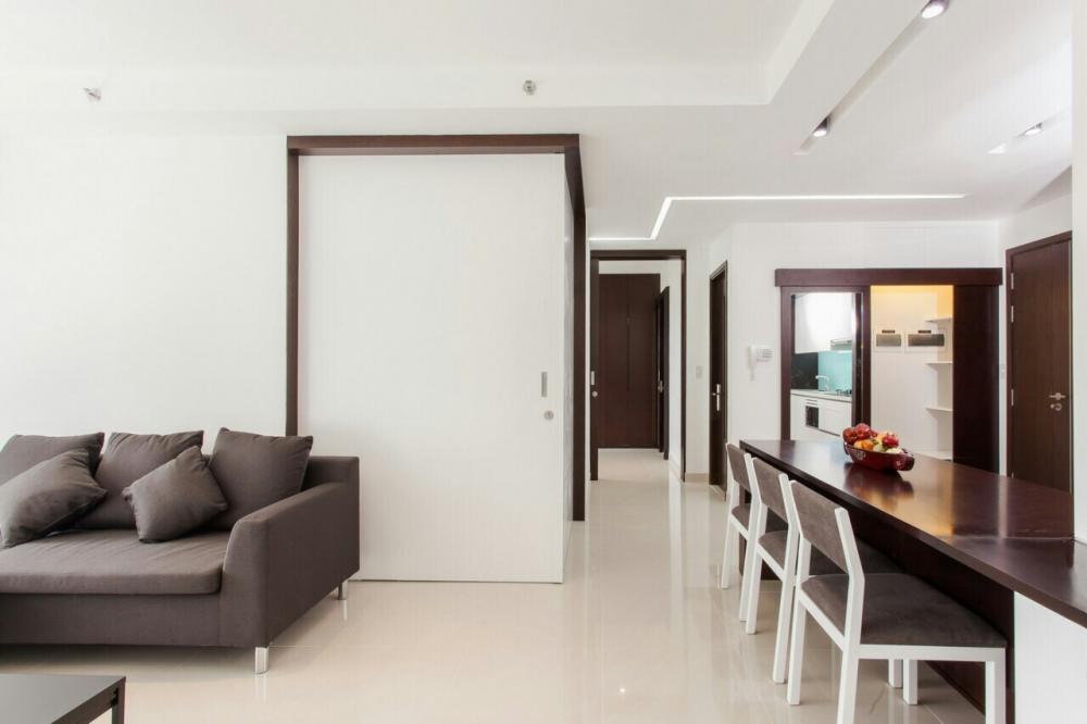 Không ở cho thuê căn hộ Sunrise Central, căn hộ diện tích 76m2, thiết kế 2 phòng ngủ