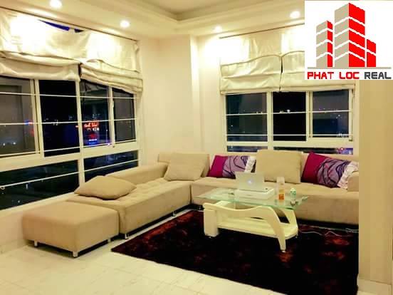 Cho thuê chung cư Harmona, DT 75m2 gồm 2 phòng ngủ, 2 vệ sinh, lầu cao, nhà đẹp