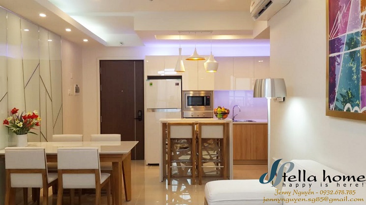 Căn hộ nội thất đẹp view lầu cao giá tốt cho thuê tại dự án ICON 56 Q4. Hotline: 0932.678.785