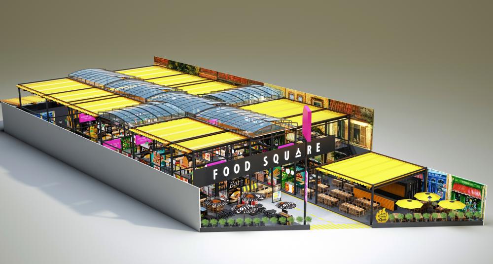 Cho thuê kios Foodcourt tại TT ẩm thực quốc tế FOOD SQUARE, giá chỉ từ 6tr/kios
