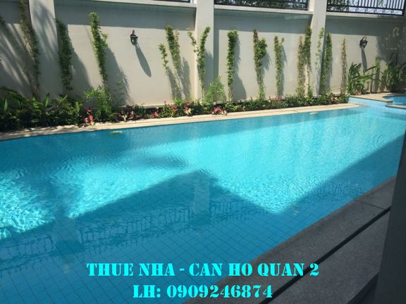 Cho thuê villa An Phú, DT 8x20m, trệt, 2 lầu, sân thượng, hồ bơi, 4PN, giá 60tr/th. LH 0909246874
