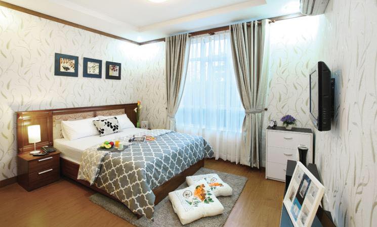 Cho thuê căn hộ Phú Hoàng Anh 3PN, 128m2 nội thất cao cấp