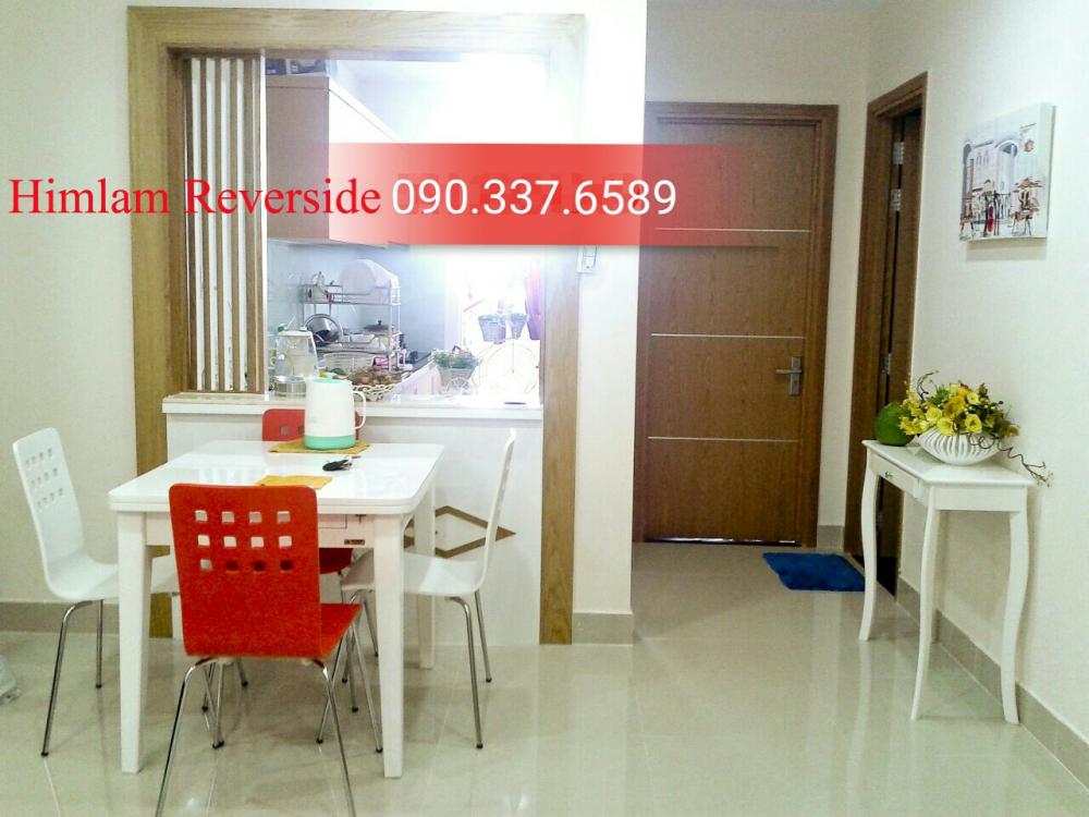 Cho thuê gấp căn hộ Him Lam Riverside Q. 7, DT 78m2, 2PN, full NT, giá 15tr/th - 0939.859.659