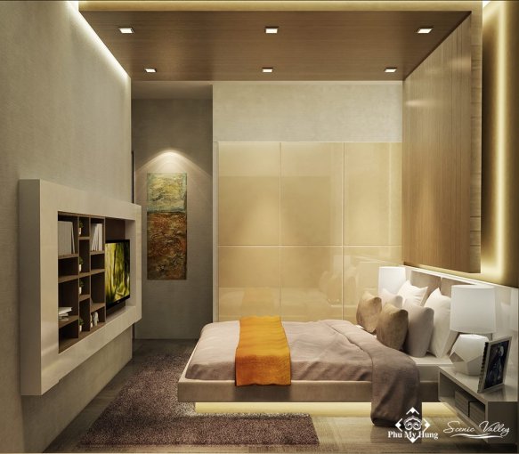 Cho thuê căn hộ chung cư Phú Hoàng Anh, 2 phòng ngủ full nội thất đẹp lung linh 