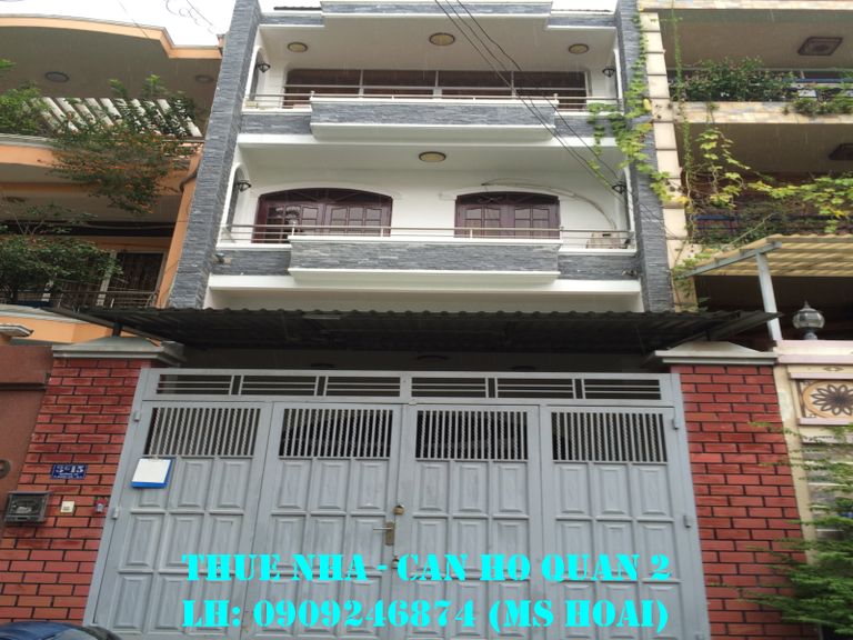Cho thuê nhà phố đường 10, An Phú, DT 4x20m, trệt, 2 lầu, 3PN, giá 18tr/tháng. LH 0909246874