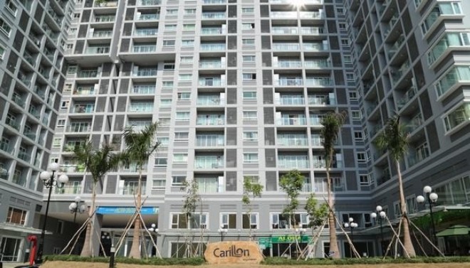 Cho thuê căn hộ chung cư Carillon 1171A Hoàng Hoa Thám, quận Tân Bình, DT 56m2, 2PN, giá 8,5 tr/th