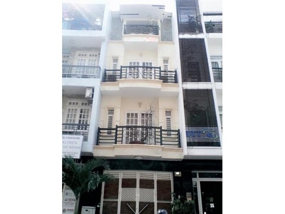 Cần cho thuê gấp nhà hxh 8m số 86 Trần Bình Trọng, Quận 5, 4.5mx16m, trệt + 3 lầu, giá 20tr/th