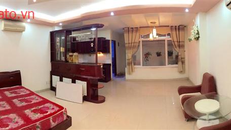 Cho thuê phòng cao cấp mặt tiền Nguyễn Thị Thập Quận 7, đầy đủ nội thất, không gian bếp tuyệt đẹp