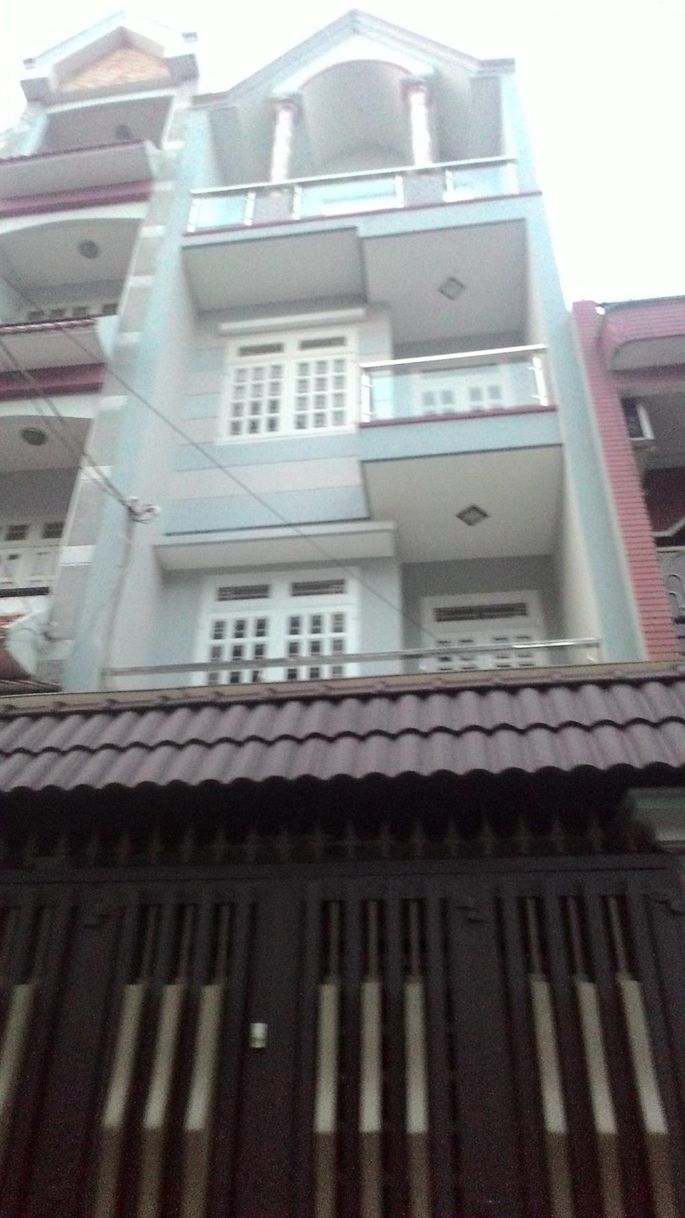 Nhà 4x15m, 3 lầu 5 phòng 160 Phan Huy Ích P12