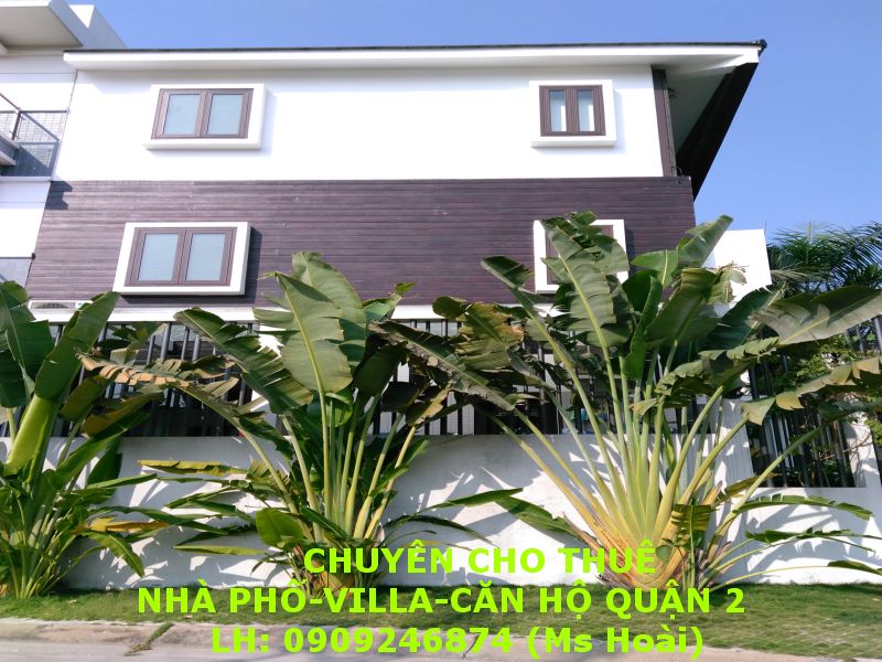 Cho thuê nhà phố phường An Phú, DT 100m2, trệt, 2 lầu, 4PN, giá 23 tr/th. LH 0909246874 (Ms Hoài)