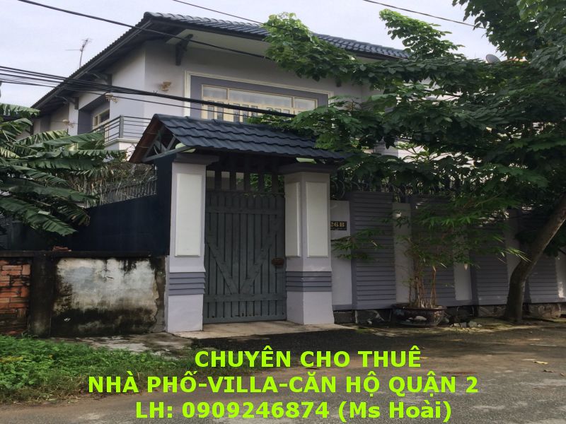 Cho thuê nhà nguyên căn 3 PN mới xây, Làng Báo Chí Quận 2. LH 0909246874 (Ms Hoài)
