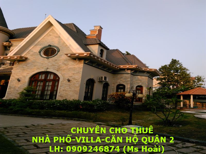 Cần cho thuê biệt thự Thảo Điền đẹp, có sân vườn, hồ bơi, 5PN, giá tốt 70 tr/th. LH 0909246874 