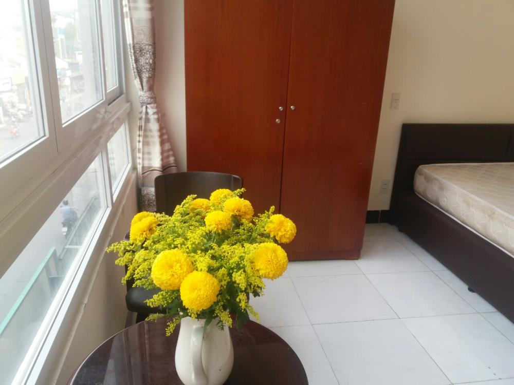 Phòng cho thuê full nội thất, tiện nghi, an ninh, 1 phòng ngủ+phòng bếp tại Phú Nhuận