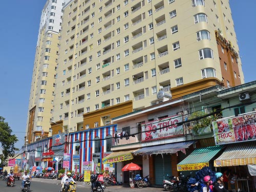 Cho thuê căn hộ Âu Cơ Tower - Tân Phú, tầng trệt là siêu thị điện máy Thiên Hòa, 2PN, 9 tr/tháng 0902855182