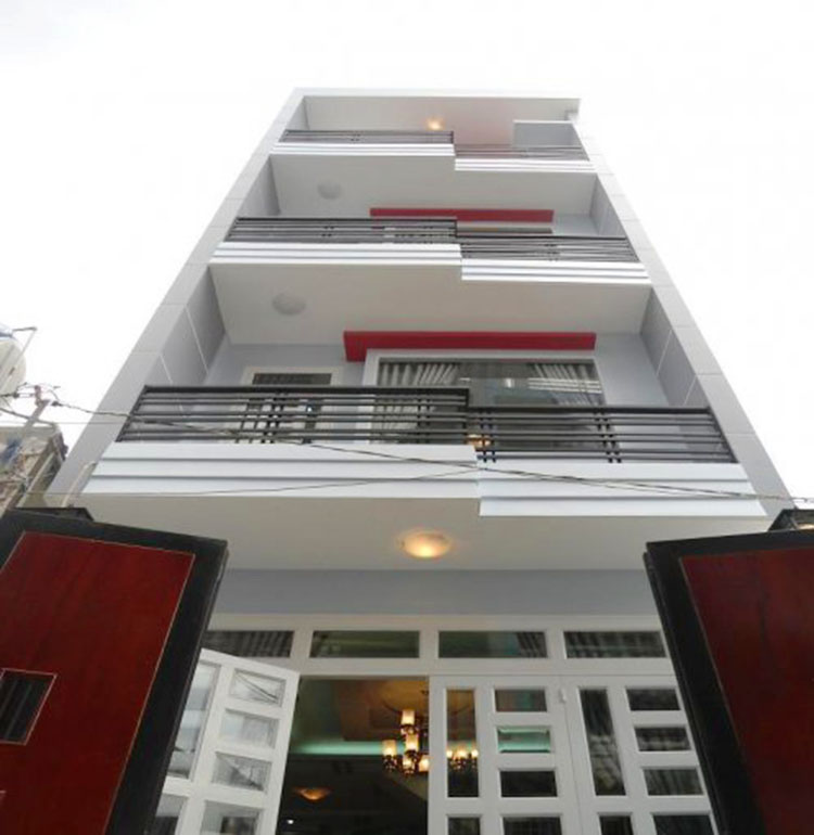 Cho thuê nhà hẻm số 7 Nguyễn Thị Minh Khai 4.5 x 20m, trệt, 2 lầu, ST, nhà mới, giá 20 triệu