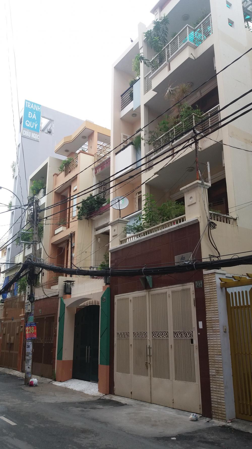 Nhà hẻm 2A Nguyễn Thị Minh Khai 4.5m x 20m, trệt 3 lầu, ST, giá 18 triệu/tháng