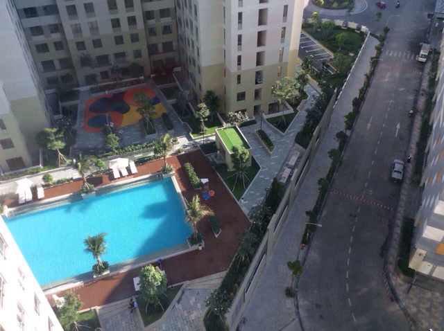 Cho thuê căn hộ Masteri Thảo Điền tháp T1 tầng cao 67m2 2PN view hồ bơi