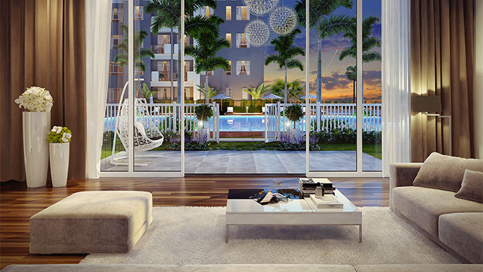 Căn hộ Duplex Masteri Thảo Điền thông tầng 132m2 3PN hồ bơi sân vườn riêng