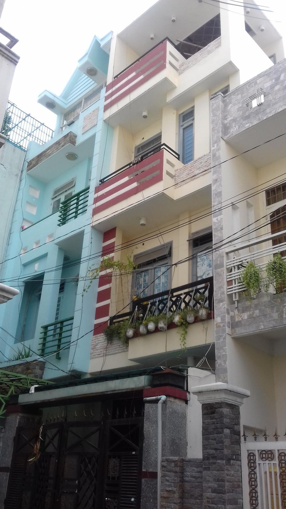 Nhà mới 4m x 17m, 1T, 3L Phan Huy Ích, Gò Vấp, giá 10.5tr/th