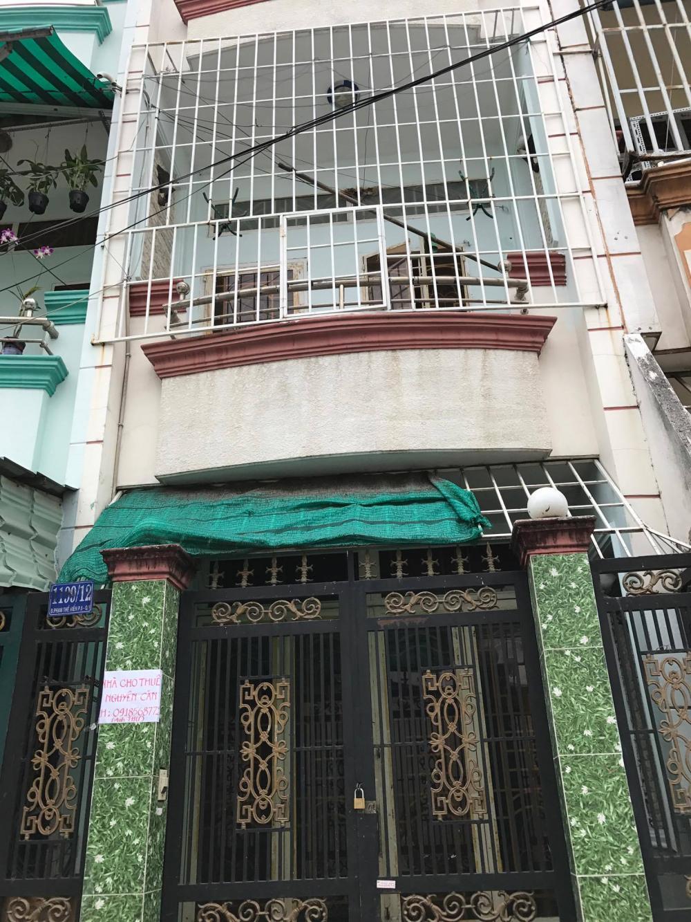 Cho thuê nhà nguyên căn Quận 8 địa chỉ 1199/12 đường Phạm Thế Hiển, Phường 5, Q8