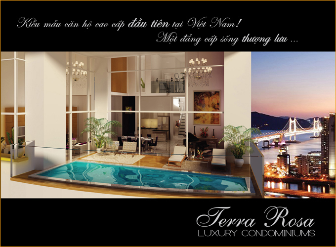 Cho thuê chung cư Terra Rosa Duplex, 249m2, 4PN, giá 18tr/th. LH C. Chi 0938095597